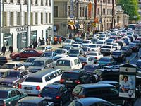 Автомобильный поток в городе уменьшился на 5% с начала года